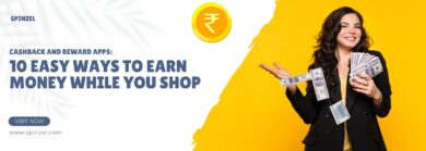 Woman holding money, representing earnings from cashback and reward apps