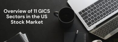 Overview of 11 GICS Sectors in the US Stock Market with color-coded chart