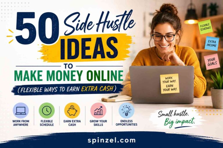 50 Side Hustle Ideas to Make Money Online (Flexible Ways to Earn Extra Cash)