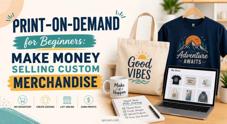 Print-on-Demand for Beginners: Make Money Selling Custom Merchandise