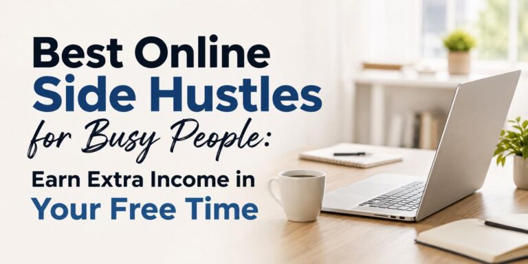 Best Online Side Hustles for Busy People: Earn Extra Income in Your Free Time
