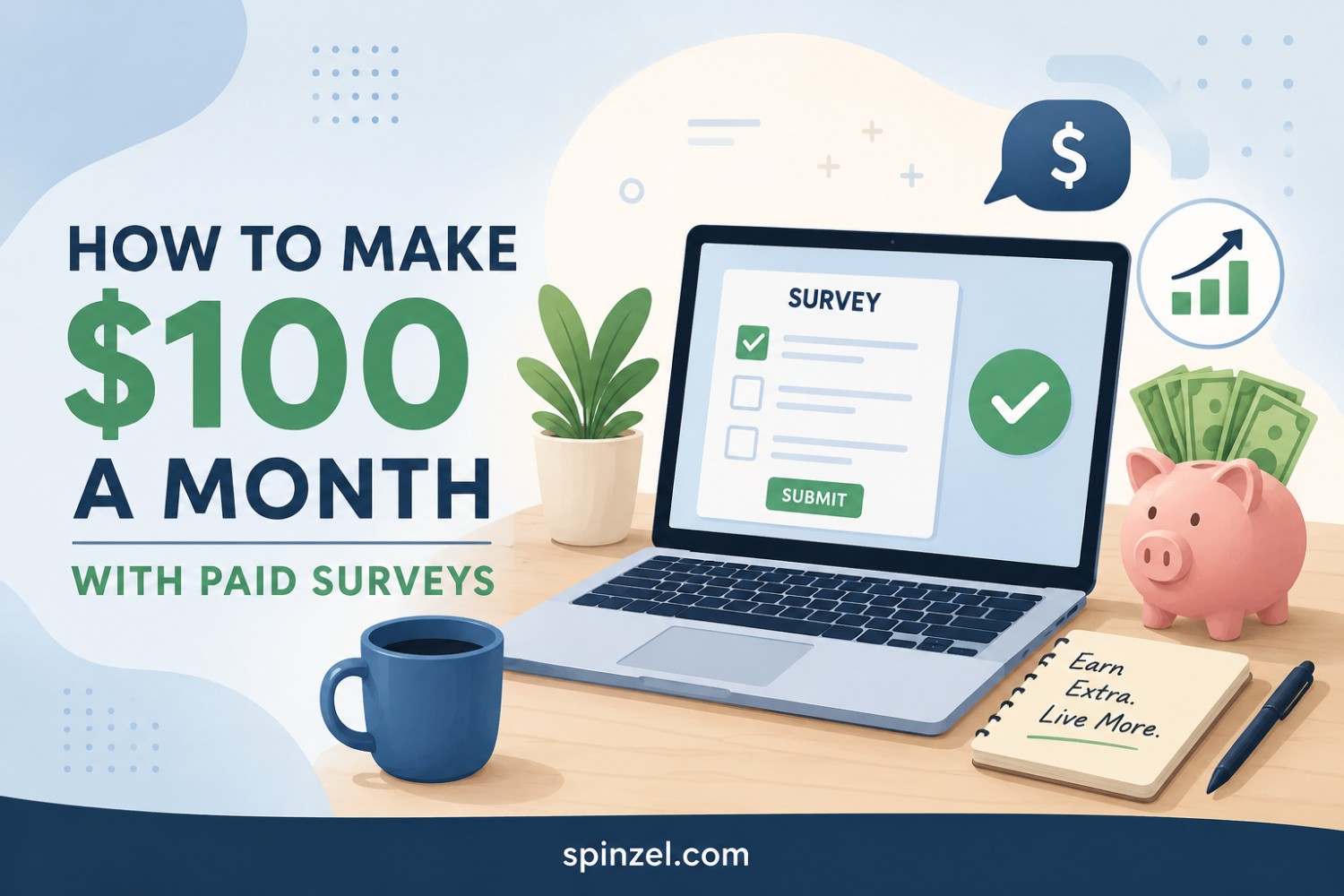 How to Make $100 a Month With Paid Surveys