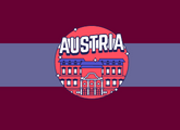 Austria Flag sticker