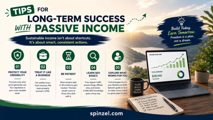 How to build passive income with smart long-term tips for online earnings and financial growth